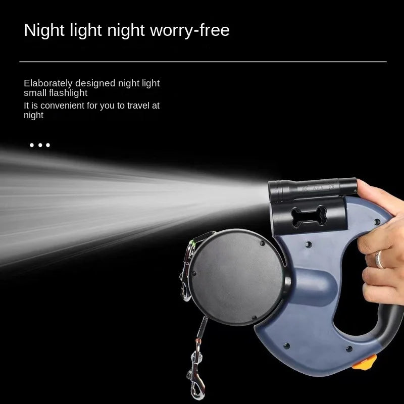 Retractable Double Dog Leash