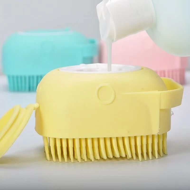 Pet Dog Shampoo Massage Brush