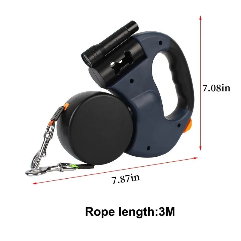 Retractable Double Dog Leash
