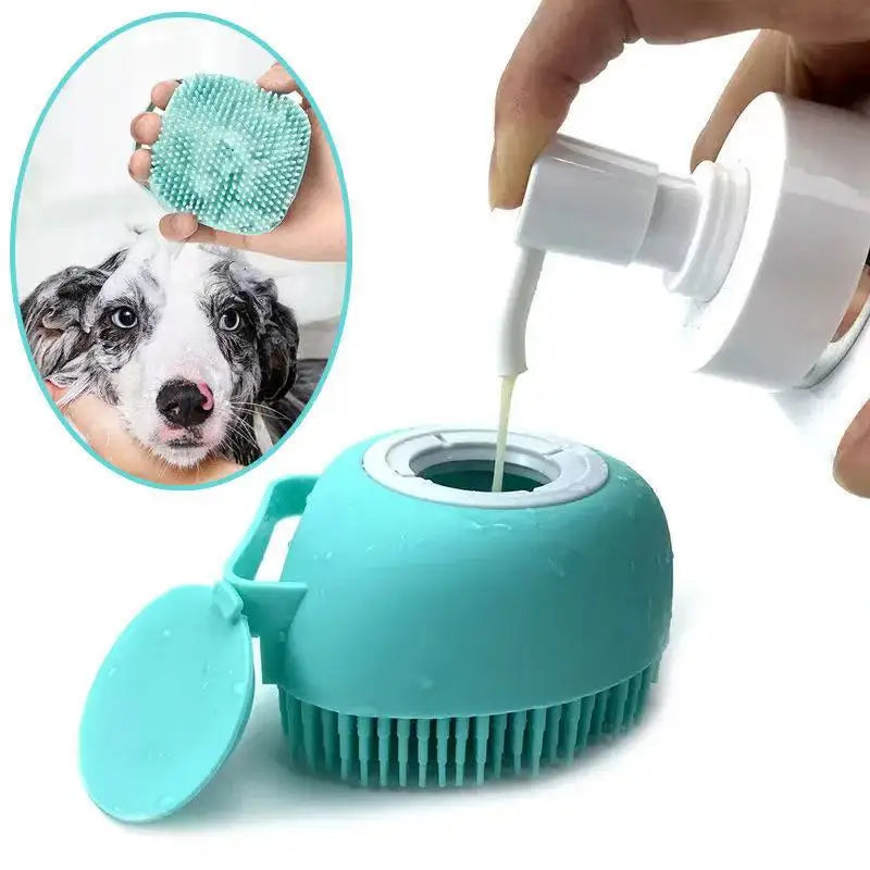 Pet Dog Shampoo Massage Brush