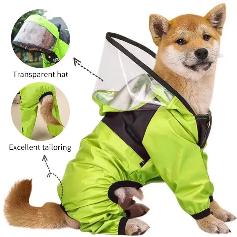 The Dog Face Pet Dog Raincoat