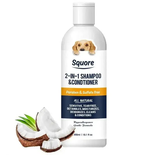 2 In 1 Natural Moisturising Pet Shampoo