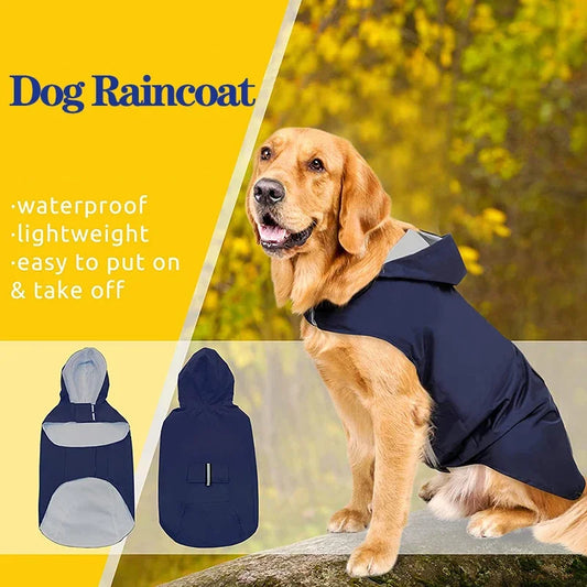 Dog Waterproof Raincoat for Small/Large Dogs